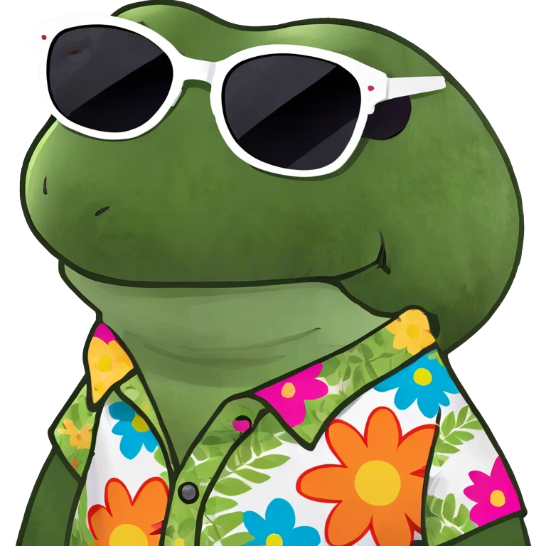 Flower groovie emoji