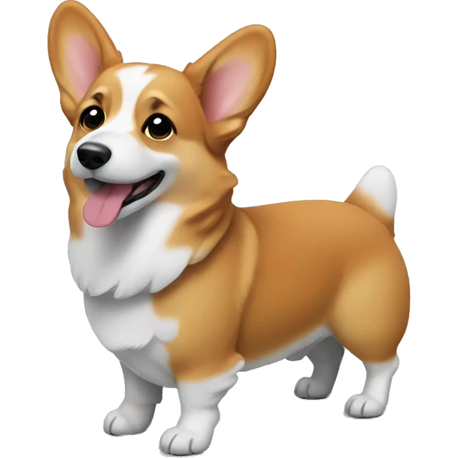 A corgi  emoji