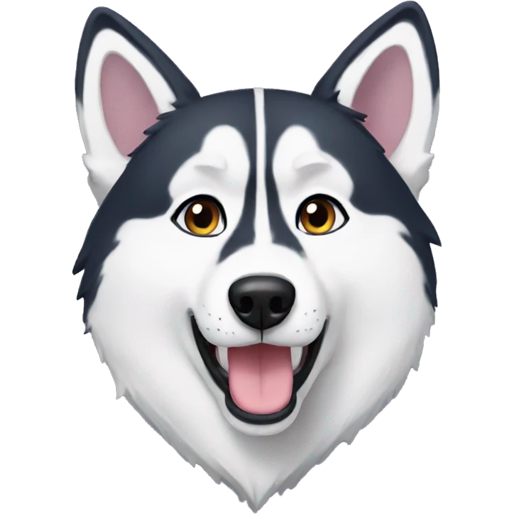 Husky heart emoji