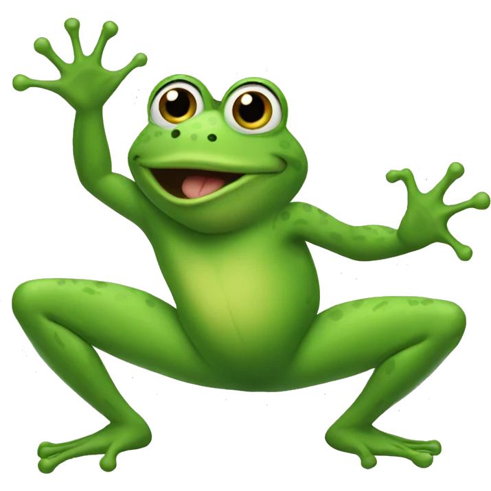 Frog dance emoji