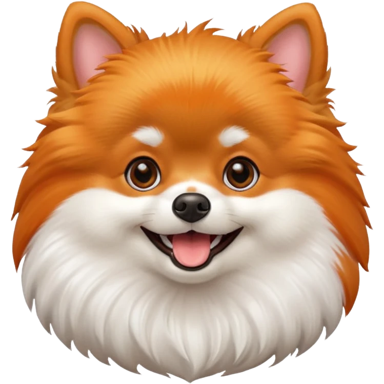 excited AI pomeranian emoji