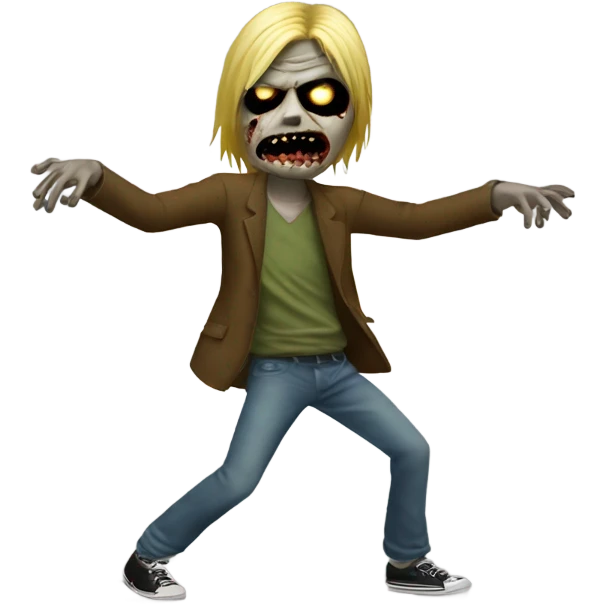 kurt cobain zombie dancing emoji