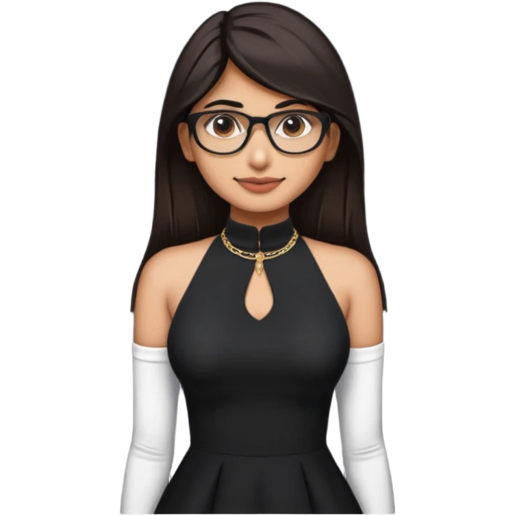 Mia khalifa qui fait du x emoji