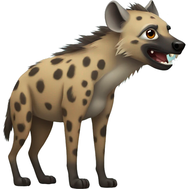 hyena  emoji
