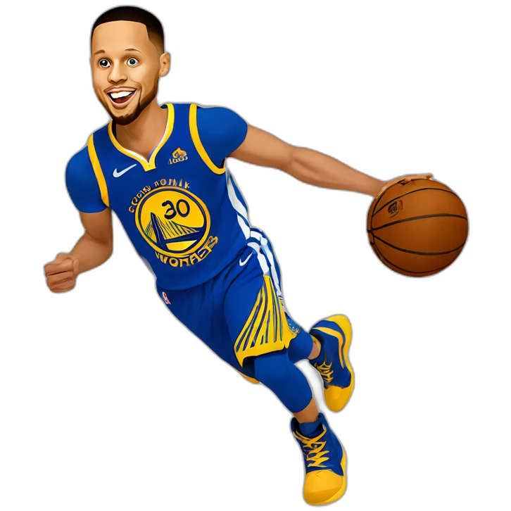 Flying stephen curry emoji