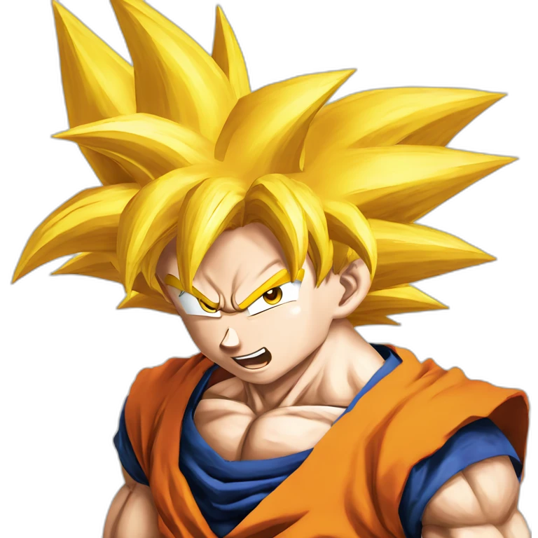 Goku super sayan takephoto emoji