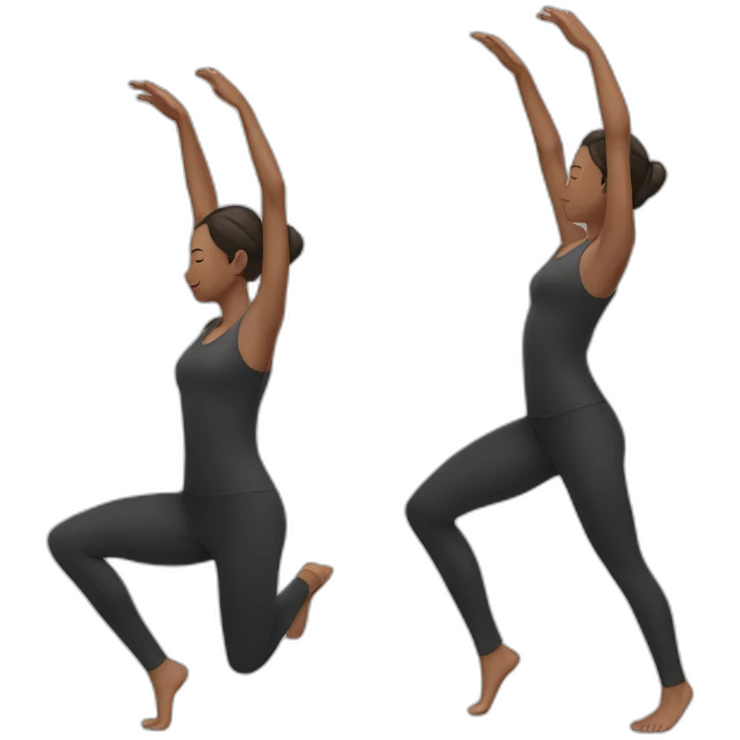 Stretch woman emoji