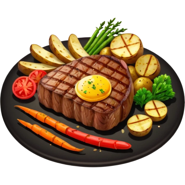 steak veggies potatoes  emoji
