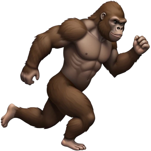 Gorilla running  emoji