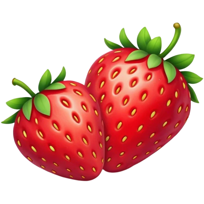 Fresas feliz  emoji