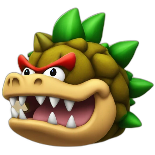 bowser mixed with dung emoji emoji