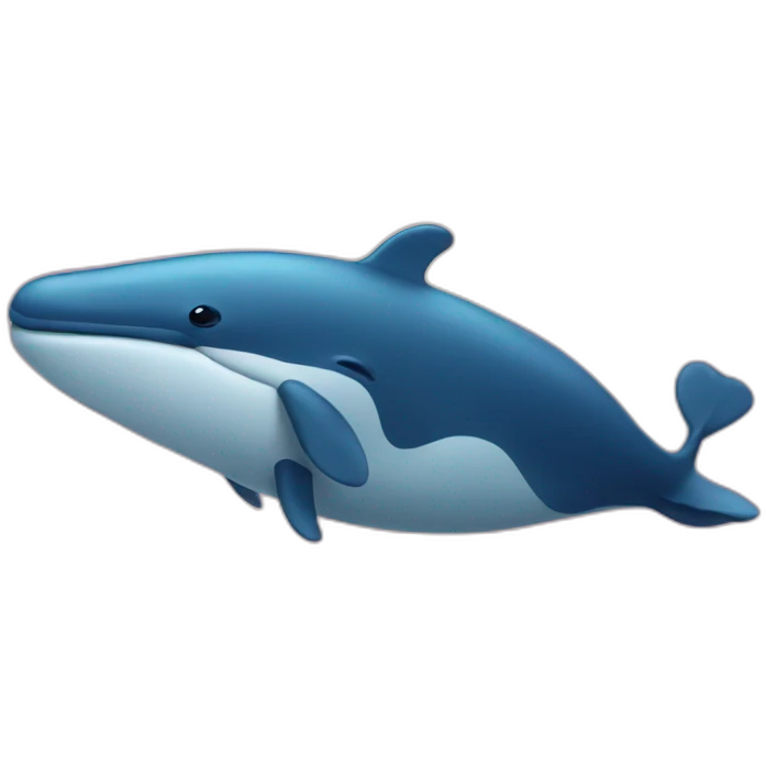 whale in the ocean emoji
