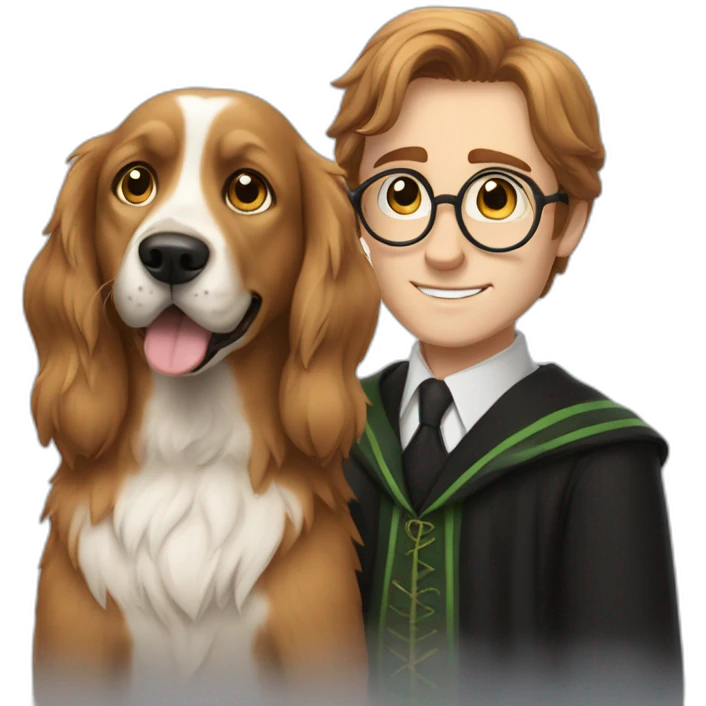 Dog ans  harry poter emoji
