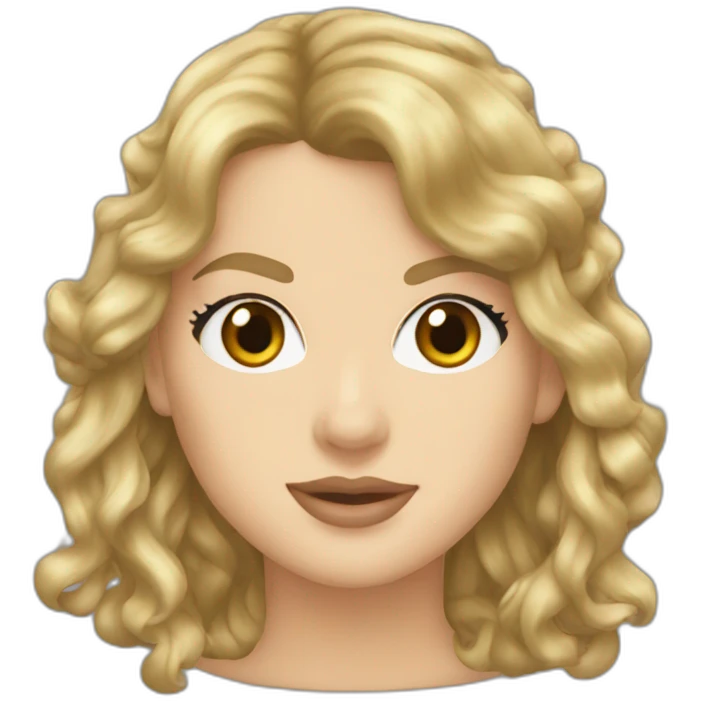 taylor swift long hair emoji