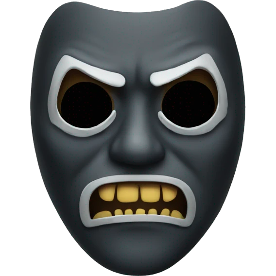 scary mask emoji