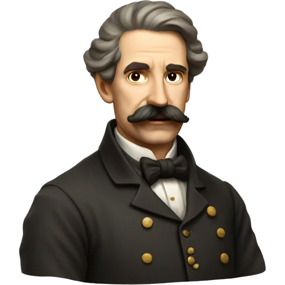 austrian painter with funny mustache in middle emoji