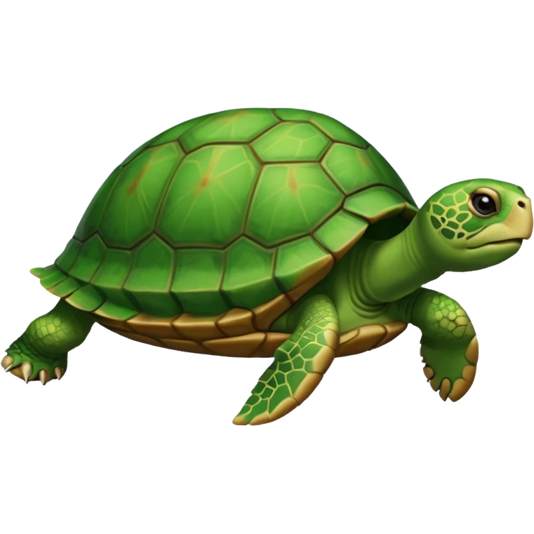 Une tortue avec un très très long cou emoji