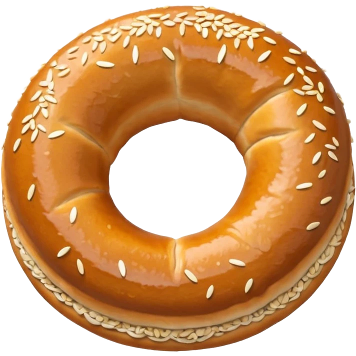 Simit with sesame seeds emoji