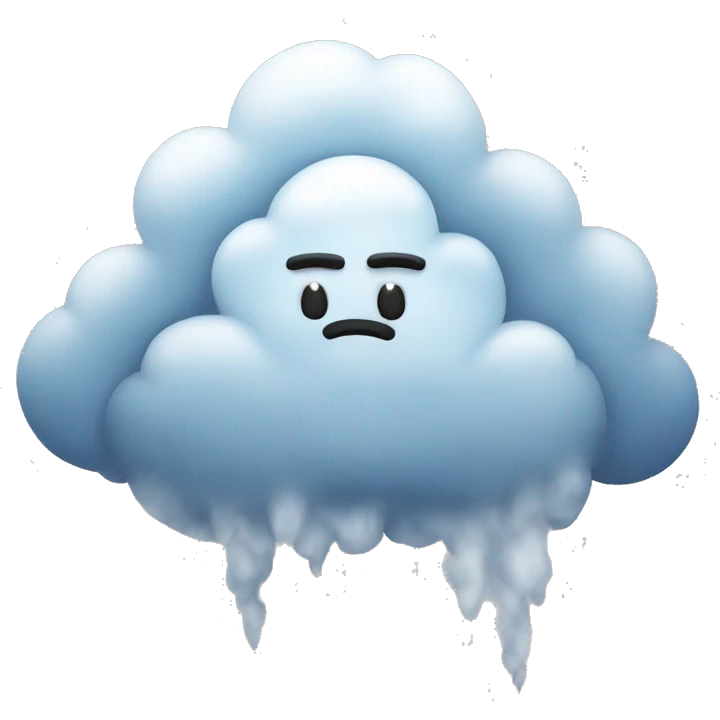 cloud anti mainstream emoji