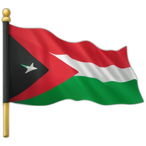 drapeau de la palestine avec celui du maroc emoji