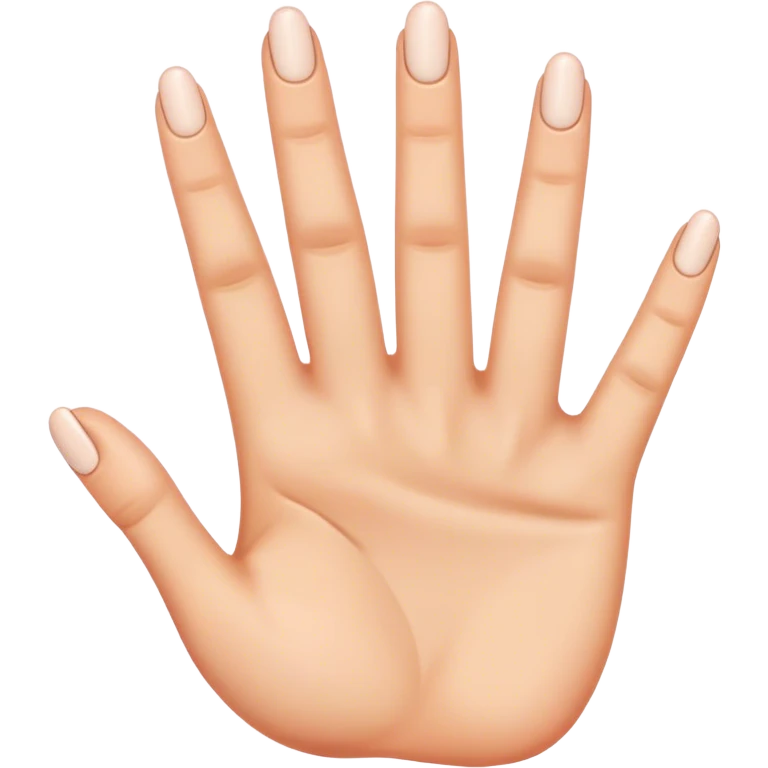 Three fingers emoji