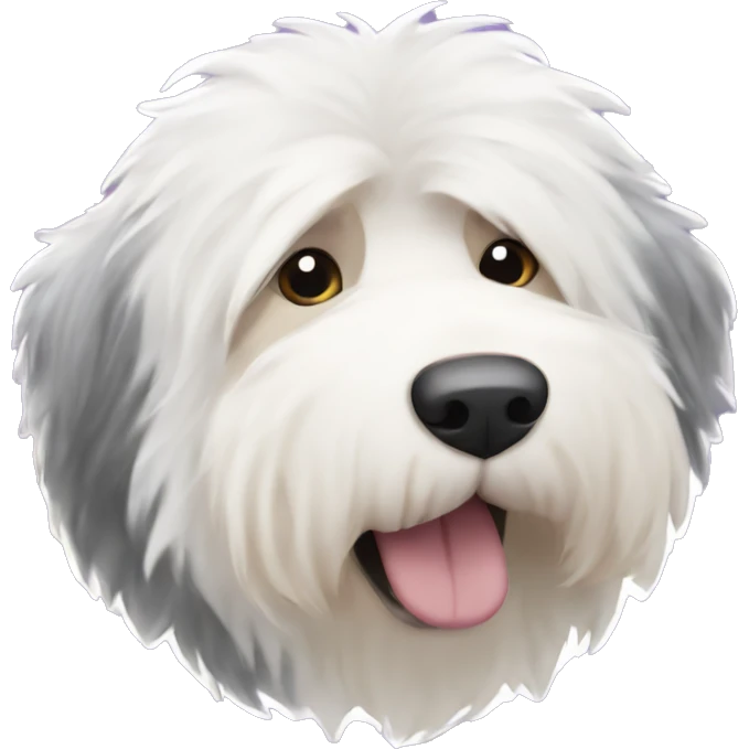 Old English sheepdog emoji