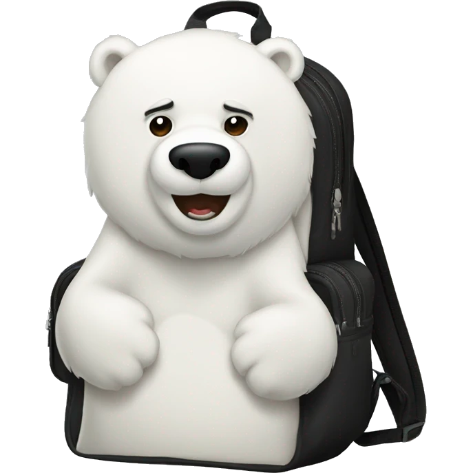 polar bear  shoulderbag emoji