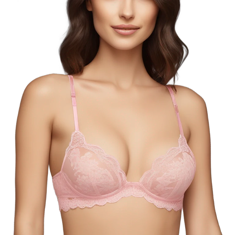 pink lace bra emoji