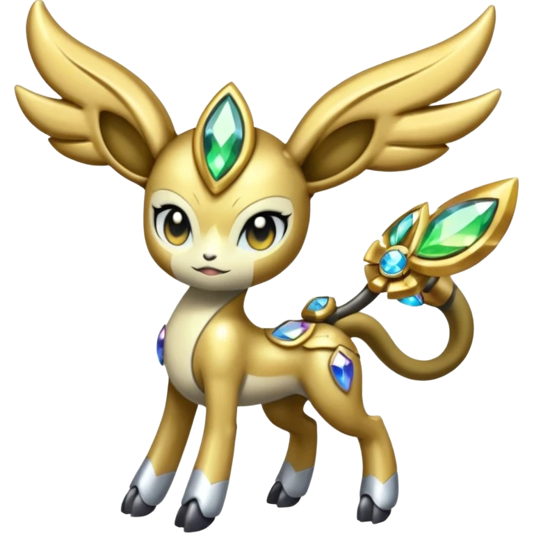 Shiny Colorful Sparkly Glittery Iridescent Alloy Soft Smooth Romantic Tough Cool Big Meloetta-Wargreymon-Pokémon-Digimon-Fakémon-fusion-hybrid-creature emoji