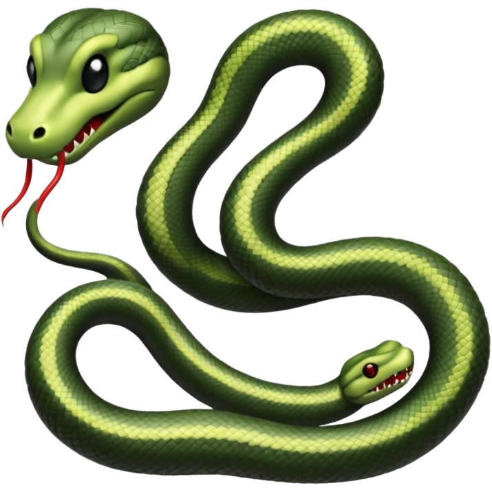 Text “blame snakes” emoji
