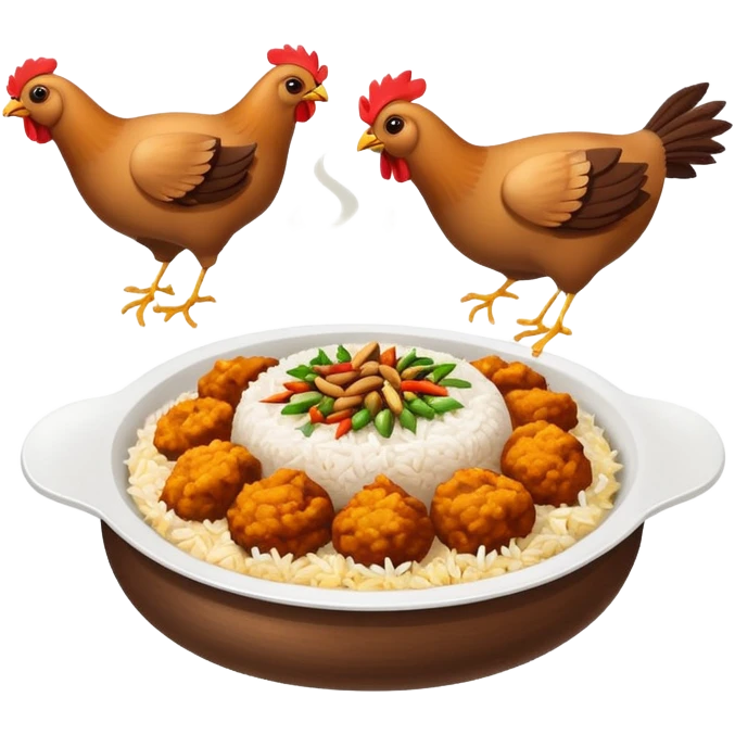 I want one biriyani plate fly in the sky emoji