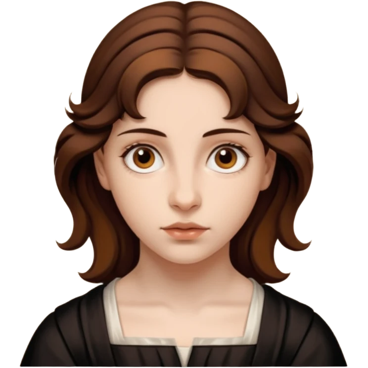 girl in the style of Caravaggio emoji