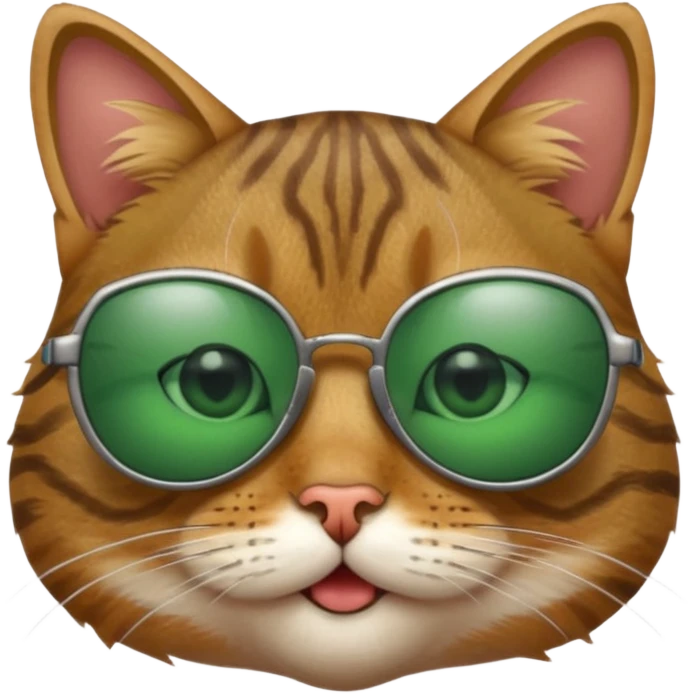 Cat wearing sunglasses emoji