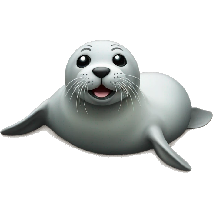 seal on the beach emoji