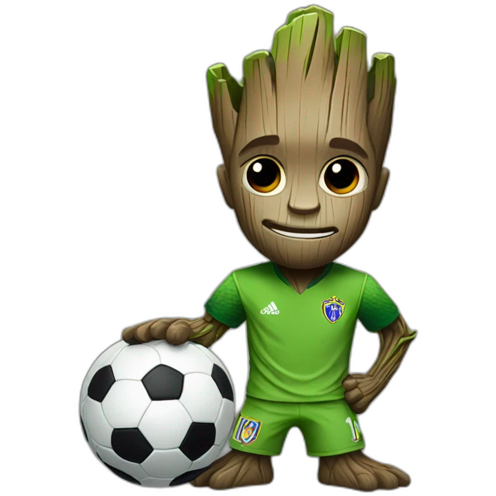 groot soccer emoji