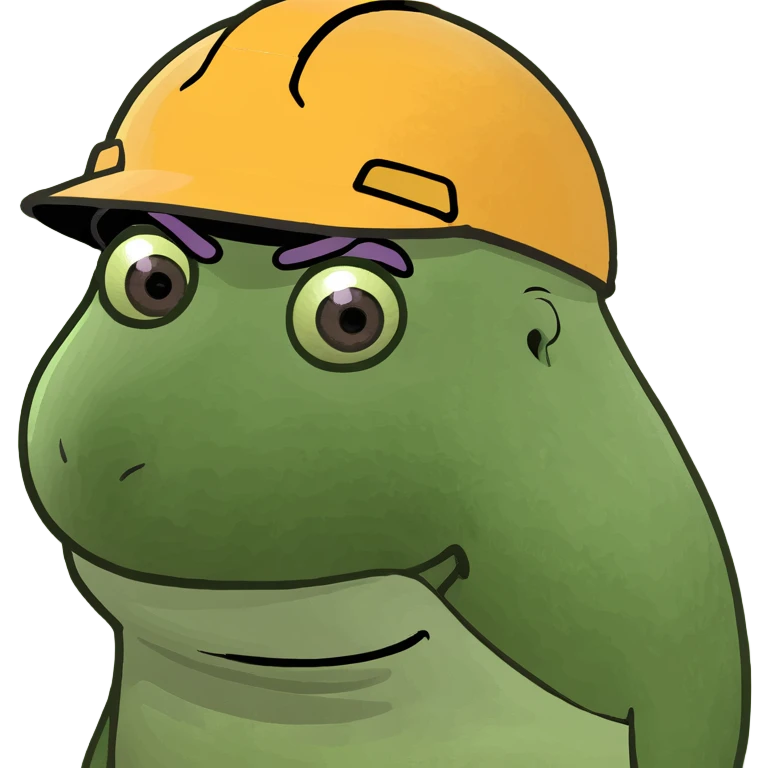 Eggplant with hardhat emoji