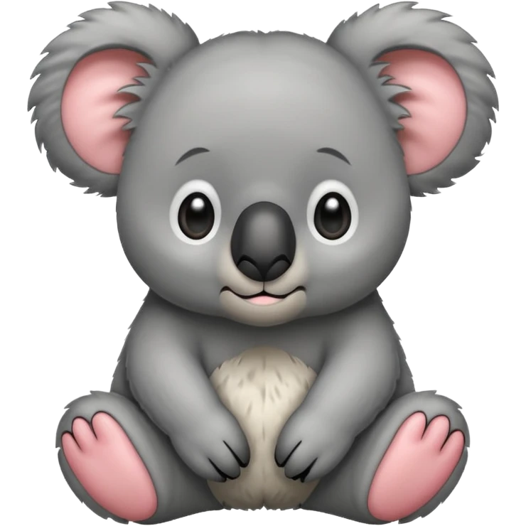 Nervous koala bear  emoji