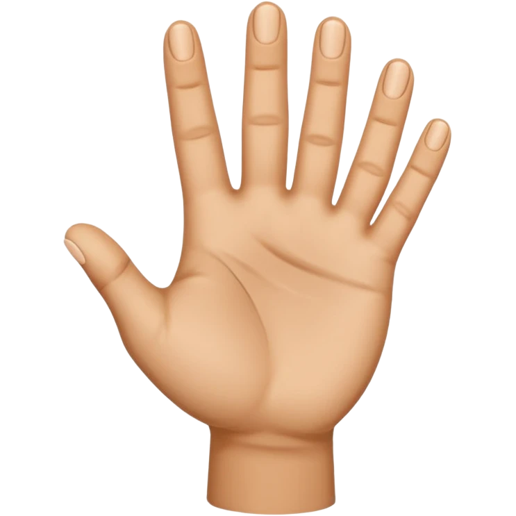 The standard hand gesture for a Curry 3 point make emoji