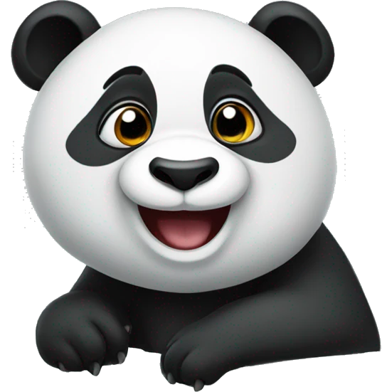 Happy panda emoji