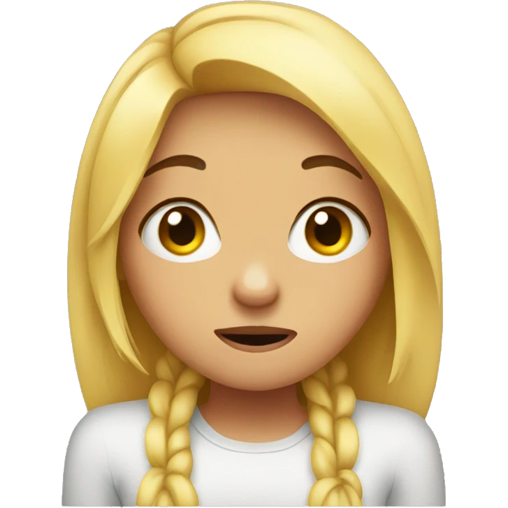 embarrassed girl emoji
