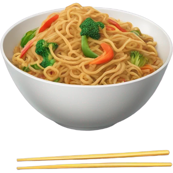 Noodle dish emoji. emoji