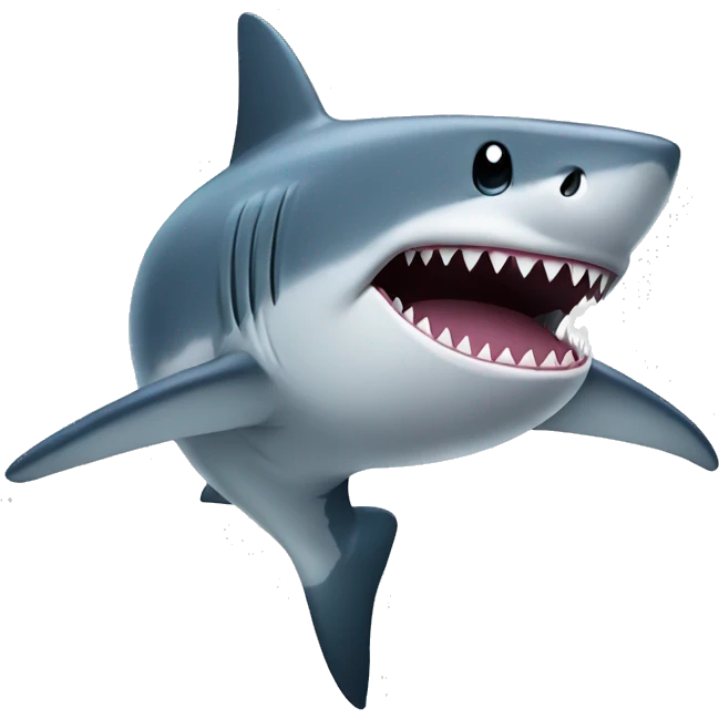Shark wearing a tutu  emoji