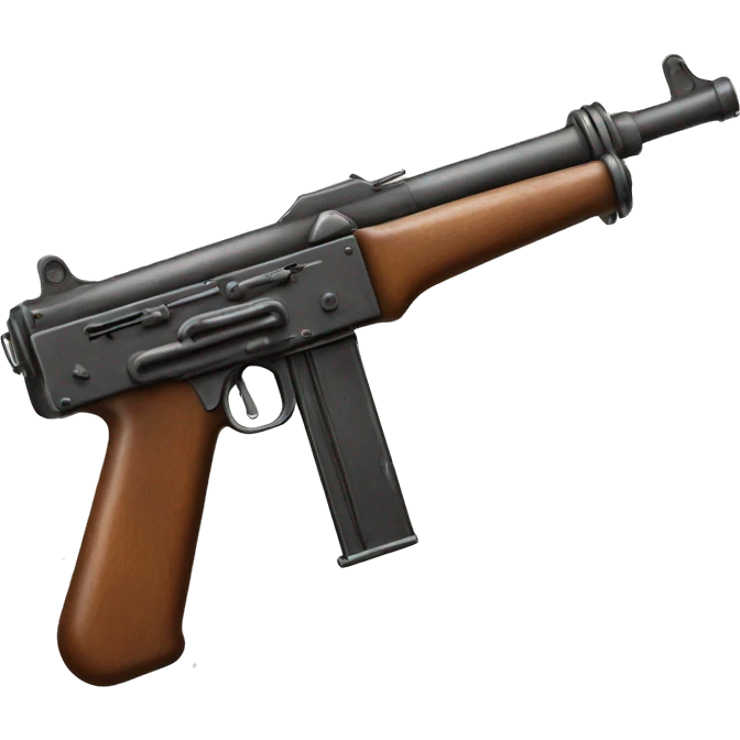 Thompson M1921 Submachine Gun horizontal  emoji