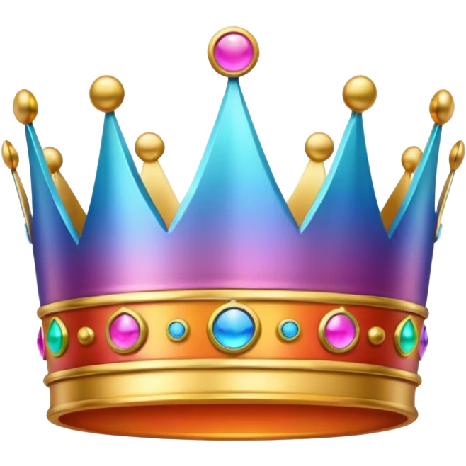gradient crown emoji
