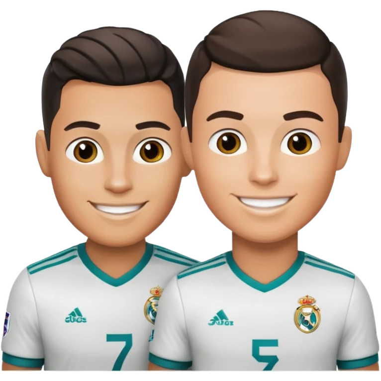 عکس من رو کنار رونالدو بذار emoji