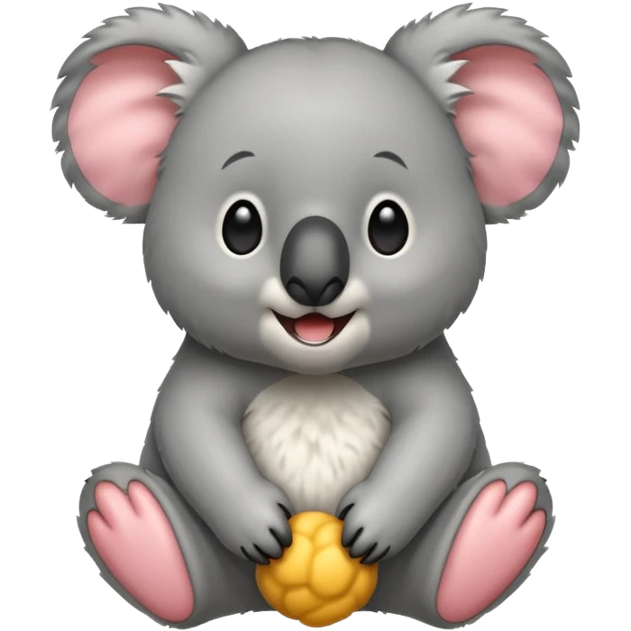 Excited koala bear emoji