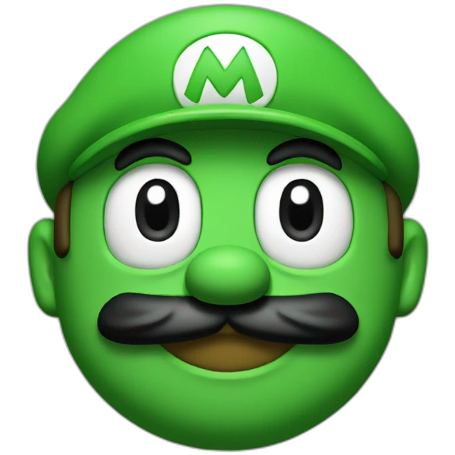 Green Mario emoji