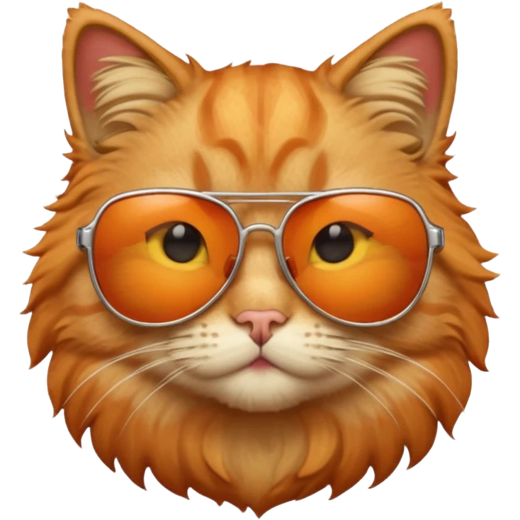 Cat wearing sunglasses emoji