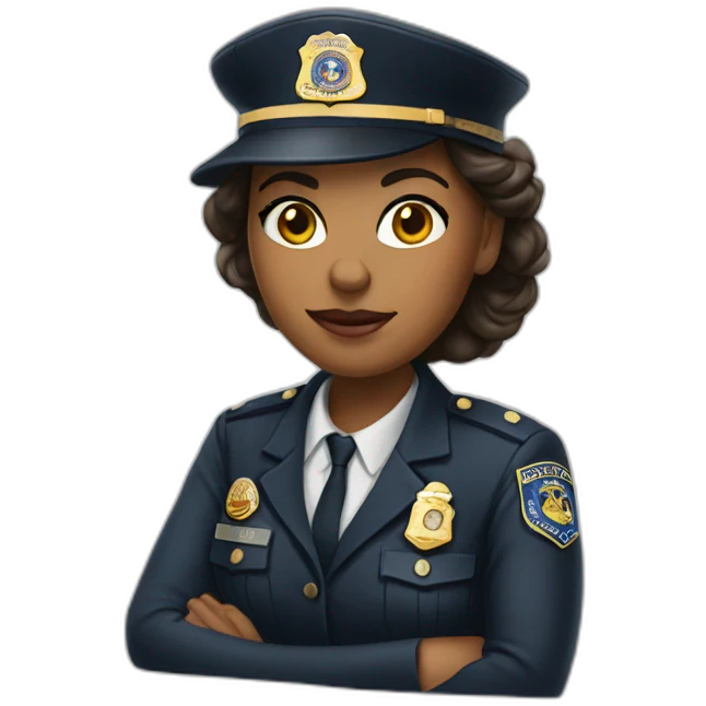 FBI officer woman emoji
