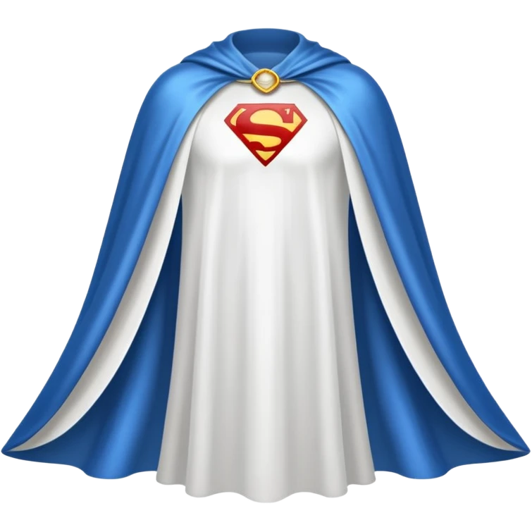full white cape emoji